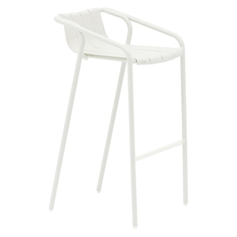Svetlosivé kovové záhradné barové stoličky v súprave 2 ks Fleole – Ezeis