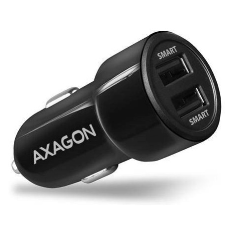 AXAGON PWC-5V5 car charger Smart 5V 2,4A + 2,4A, 24W, black