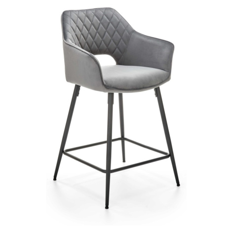 Barová židle STOOL H107 šedá Halmar