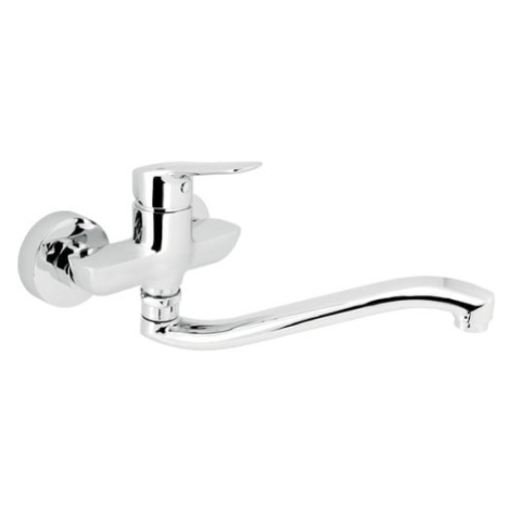 Drezová - umývadlová batéria Novaservis Metalia 54 s otočným ramienkom 100 mm chróm 54074,0