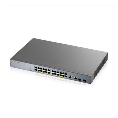 Zyxel GS1350-26HP, 26 Port managed CCTV PoE switch, long range, 375W