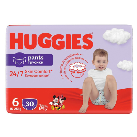 HUGGIES Pants Nohavičky plienkové jednorazové 6 (15-25 kg) 30 ks