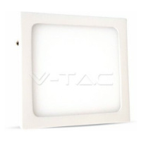 Mini LED panel štvorcový Premium na povrch 6W, 6000K, 420lm, VT-605SQ (V-TAC)