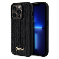 Guess Sequin Script Logo Zadný Kryt pre iPhone 14 Pro Max Black