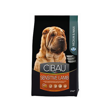 CIBAU Dog Adult Sensitive Lamb&Rice 12kg + 2kg ZADARMO zľava
