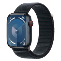 APPLE WATCH SERIES 9 GPS + CELLULAR 45MM MIDNIGHT ALUMINIUM CASE WITH MIDNIGHT SPORT LOOP, MRMF3