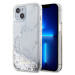 Kryt Guess iPhone 14 6.1" white hardcase Liquid Glitter Marble (GUHCP14SLCSGSGH)