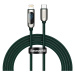 Kábel USB-C cable for Lightning Baseus Display, PD, 20W, 2m (green)