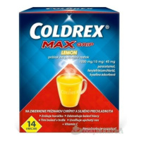 COLDREX MaxGrip Lemon horúci nápoj 14 vrecúšok