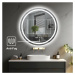 IREDA Kúpeľňové zrkadlo s osvetlením, 70 cm, reproduktor