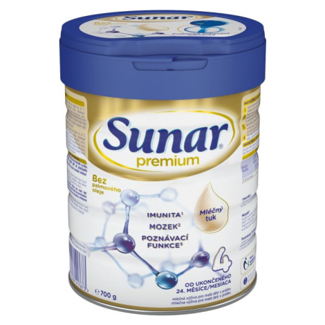 SUNAR Premium 4 batoľacie mlieko 700 g