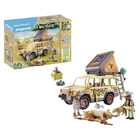 PLAYMOBIL® 71293 Wiltopia s terénnym vozidlom medzi levmi