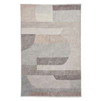 Béžový prateľný behúň s prímesou bavlny 60x170 cm Whisper – Think Rugs