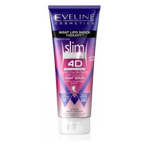 EVELINE Slim EXTREME 4D Lipo Shock Therapy nočné sérum s hrejivým efektom 250 ml