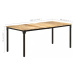 Jedálenský stôl mangovníkové drevo/kov Dekorhome 200x100x76 cm,Jedálenský stôl mangovníkové drev