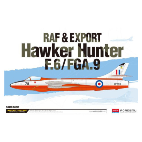 Model Kit letadlo 12312 - RAF & Export Hawker Hunter F.6/FGA.9 (1:48)