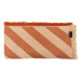 Prikrývka na dvojlôžko v béžovo-tehlovej farbe 240x240 cm Terracota Lines – Really Nice Things