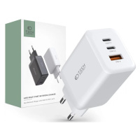 Nabíjačka TECH-PROTECT C65W 3-PORT NETWORK CHARGER PD65W/QC3.0 WHITE (9490713934517)