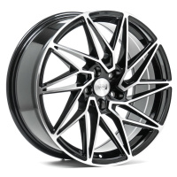 1AV ZX10 hliníkové disky 8x18 5x120 ET40 GLOSS BLACK & POLISHED