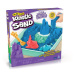 Akcia 1+1 pieskovisko Kinetic Sand s podložkou + Kinetic Sand téglik piesku naviac