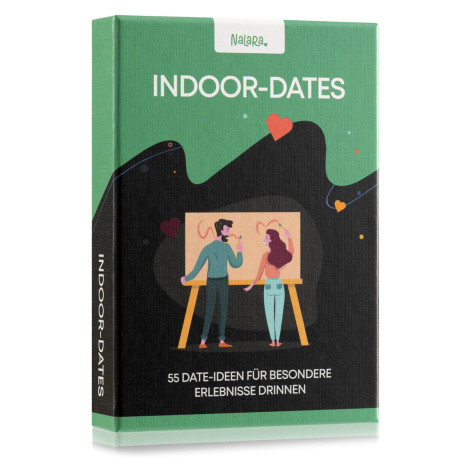 Spielehelden Indoor Dates Kartová hra pre páry 55 nápadov na milostné rande  Svadobný darček