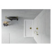 MEXEN/S - Flat sprchová vanička obdĺžniková slim 140 x 70, biela + zlatý sifón 40107014G
