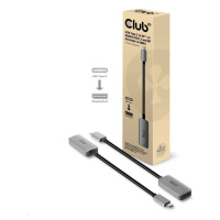 Club3D Aktívny adaptér USB-C na DisplayPort 1.4, 8K60Hz DSC1.2 HDR HBR3