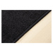 Kusový koberec Eton černý 78 čtverec - 100x100 cm Vopi koberce