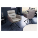 LuxD 28589 Dizajnová otočná stolička Maddison taupe