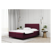 Expedo Čalúnená posteľ boxspring BALTICO + topper, 180x200, matt velvet 68