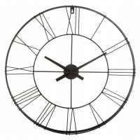 Nástenné kovové hodiny Atmosphera Vintage 977A, 70 cm, čierne