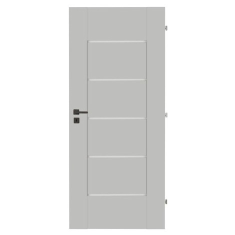 DRE Aura interiérové dvere naturel ľavé 60 cm sivá matná AURASM60L