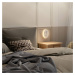 Lucande LED nástenné svietidlo Kimo, oválne, biele, hliník, lampa na