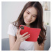 Diárové puzdro na Xiaomi Redmi 10C/Poco C40 Smart Book červené