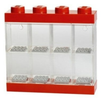 LEGO® zberateľská skrinka na 8 minifigúriek - červená