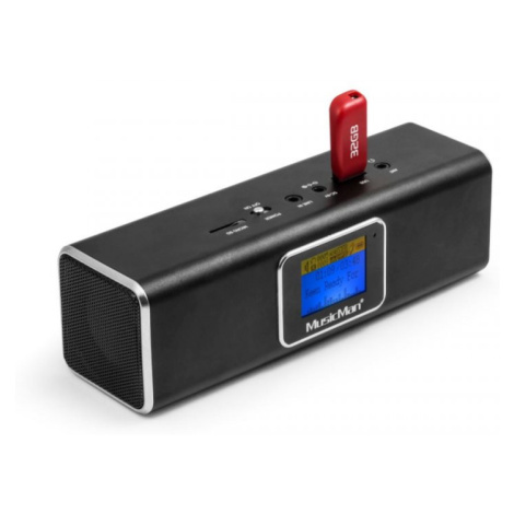Technaxx přenosné Bluetooth rádio a reproduktor MusicMan, DAB/DAB+/FM, černý (BT-X29)