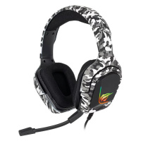 Slúchadlá Havit Gaming headphones H653d Camouflage white