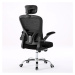 Kancelárska stolička Derax čierna