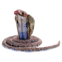 Kobra plyšová 180cm so vztýčenou hlavou