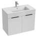 Kúpeľňová skrinka s umývadlom Jika Cube 80x43x62,2 cm biela H4537521763001