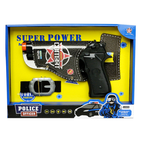 Policajná pištoľ s opaskom MAC TOYS