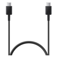 Nabíjací a dátový kábel USB Type-C, USB Type-C, 100 cm, rýchle nabíjanie, Samsung, čierny, továr