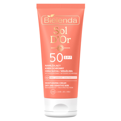 BIELENDA Sol d'Or Krém na tvár s SPF 50 pre suchú a citlivú pokožku 50 ml