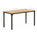 Jedálenský stôl mangovníkové drevo/kov Dekorhome 200x100x76 cm,Jedálenský stôl mangovníkové drev