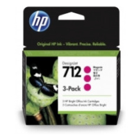 HP 712 Atramentová kazeta Magenta DesignJet Ink, 3-Pack 29-ml (3ED78A)