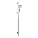 Hansgrohe Crometta, sprchová sada 1jet so sprchovou tyčou 90 cm, biela/chrómová, HAN-26537400