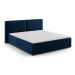 Tmavomodrá boxspring posteľ s úložným priestorom 160x200 cm Arendal – Cosmopolitan Design