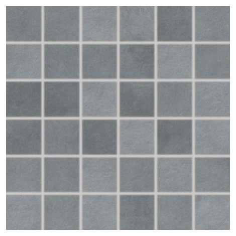 Mozaika Rako Extra tmavo sivá 30x30 cm reliéfna DDM05724.1
