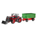 mamido  Traktor s vlečkou na diaľkové ovládanie RC červeno-zelený
