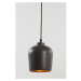 Čierne stropné svietidlo s keramickým tienidlom ø 18 cm Dena - Light & Living